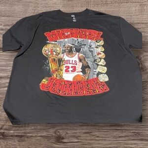 Michael Jordan The Goat Graphic T-Shirt black